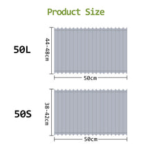 Load image into Gallery viewer, 2 Pcs Universal Stretchable Plastic Rail Car Side Window Sunshade Curtain Auto Window Sun Visor Blinds Cover With Elastic Cord
