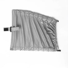 Load image into Gallery viewer, 2 Pcs Universal Stretchable Plastic Rail Car Side Window Sunshade Curtain Auto Window Sun Visor Blinds Cover With Elastic Cord
