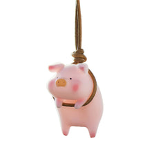 Load image into Gallery viewer, Cute Pig Car Pendant Car Rear View Mirror Pendant Cartoon Lucky Piggy Hanging Ornament Auto Interior Decoration Accessories
