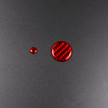 Load image into Gallery viewer, 2Pcs Real Carbon Fiber Car Center Console Multimedia Volume Button Cover Trim Sticker For Mazda 3 Mazda 6 CX-9 CX-5 Interior
