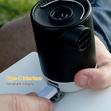 Load image into Gallery viewer, 4-in-1 Portable Outdoor Camping Air Pumping Integrated Lighting Power Bank Vacuum Inflator Mini Electric Pump
