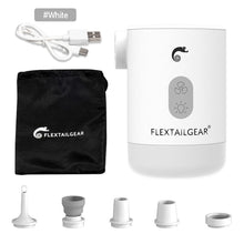 Load image into Gallery viewer, 4-in-1 Portable Outdoor Camping Air Pumping Integrated Lighting Power Bank Vacuum Inflator Mini Electric Pump
