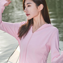 Load image into Gallery viewer, Camping Women Ice Silk Sun Protection Clothing Fishing Hunting Clothes Quick Dry Skin Windbreaker With Pocket Outdoor Sun-Protective Clothes
