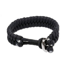 Load image into Gallery viewer, Outdoor Adjustable Bracelet Camping Survival Paracord Bracelet Sports Parachute Cord Bracelet
