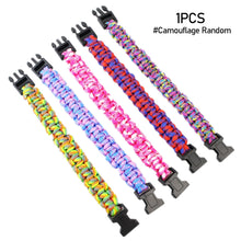 Load image into Gallery viewer, Outdoor Adjustable Bracelet Camping Survival Paracord Bracelet Sports Parachute Cord Bracelet
