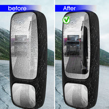 Load image into Gallery viewer, 2Pcs 35x16cm Truck Car Rain-proof Film Rearview Mirror Waterproof Protector Rainy Anti-glare Window Glass Film Safety Driving Stickers
