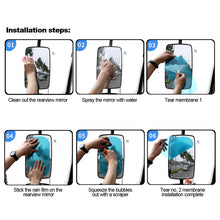 Load image into Gallery viewer, 2Pcs 35x16cm Truck Car Rain-proof Film Rearview Mirror Waterproof Protector Rainy Anti-glare Window Glass Film Safety Driving Stickers
