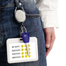 Load image into Gallery viewer, Rhinestone Anti-Lost Retractable Keychain Decoration Diamond-studded Telescopic Car Key Buckle for Women
