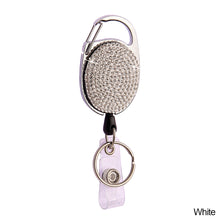 Load image into Gallery viewer, Rhinestone Anti-Lost Retractable Keychain Decoration Diamond-studded Telescopic Car Key Buckle for Women

