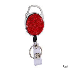 Load image into Gallery viewer, Rhinestone Anti-Lost Retractable Keychain Decoration Diamond-studded Telescopic Car Key Buckle for Women
