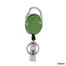 Load image into Gallery viewer, Rhinestone Anti-Lost Retractable Keychain Decoration Diamond-studded Telescopic Car Key Buckle for Women
