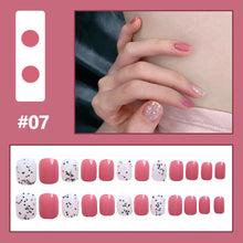 Load image into Gallery viewer, 24pcs/set Multicolor Nail Patches Small Fresh Nail Pieces Detachable Fake Nails Nail Art Accessories
