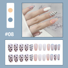 Load image into Gallery viewer, 24pcs/set Multicolor Nail Patches Small Fresh Nail Pieces Detachable Fake Nails Nail Art Accessories

