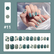Load image into Gallery viewer, 24pcs/set Multicolor Nail Patches Small Fresh Nail Pieces Detachable Fake Nails Nail Art Accessories
