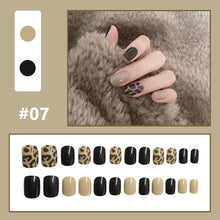 Load image into Gallery viewer, 24pcs/set Multicolor Nail Patches Fake Nail Pieces Removable Fake Nails Extension Nail Art Accessories
