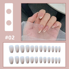 Load image into Gallery viewer, 24pcs/set Multicolor Nail Patches Fake Nail Pieces Removable Fake Nails Extensions Nail Art Accessories
