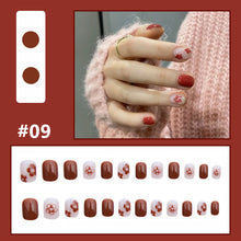 Load image into Gallery viewer, 24pcs/set Multicolor Nail Patches Fake Nail Pieces Removable Fake Nails Extensions Nail Art Accessories
