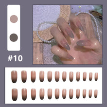 Load image into Gallery viewer, 24pcs/set Multicolor Nail Patches Fake Nail Pieces Removable Fake Nails Extensions Nail Art Accessories
