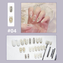 Load image into Gallery viewer, 24pcs/set Small Fresh Nail Pieces Fake Nail Patches Multicolor Removable Fake Nails Nail Art Accessories

