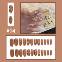 Load image into Gallery viewer, 24pcs/set Small Fresh Nail Pieces Fake Nail Patches Multicolor Removable Fake Nails Nail Art Accessories
