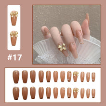 Load image into Gallery viewer, 24pcs/set Small Fresh Nail Pieces Fake Nail Patches Multicolor Removable Fake Nails Nail Art Accessories
