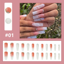 Load image into Gallery viewer, 24pcs/set Multicolor Small Fresh Nail Patches Fake Nail Pieces Detachable Fake Nails Nail Art Accessories
