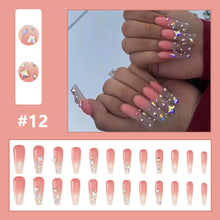 Load image into Gallery viewer, 24pcs/set Multicolor Small Fresh Nail Patches Fake Nail Pieces Detachable Fake Nails Nail Art Accessories
