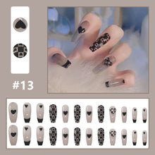 Load image into Gallery viewer, 24pcs/set Multicolor Small Fresh Nail Patches Fake Nail Pieces Detachable Fake Nails Nail Art Accessories
