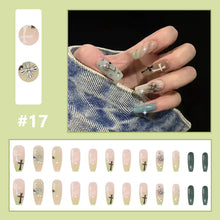 Load image into Gallery viewer, 24pcs/set Multicolor Small Fresh Nail Patches Fake Nail Pieces Detachable Fake Nails Nail Art Accessories
