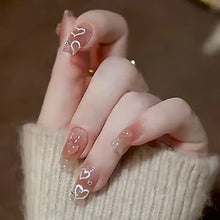 Load image into Gallery viewer, 24pcs/set Multicolor Personalized Nail Patches Nail Pieces Removable Fake Nails Extensions Nail Art Accessories
