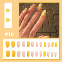 Load image into Gallery viewer, 24pcs/set Multicolor Personalized Nail Patches Nail Pieces Removable Fake Nails Extensions Nail Art Accessories
