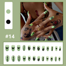 Load image into Gallery viewer, 24pcs/set Multicolor Personalized Nail Patches Nail Pieces Removable Fake Nails Extensions Nail Art Accessories
