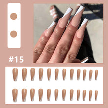 Load image into Gallery viewer, 24pcs/set Multicolor Personalized Nail Patches Nail Pieces Removable Fake Nails Extensions Nail Art Accessories
