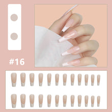 Load image into Gallery viewer, 24pcs/set Multicolor Personalized Nail Patches Nail Pieces Removable Fake Nails Extensions Nail Art Accessories
