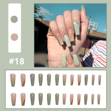 Load image into Gallery viewer, 24pcs/set Multicolor Personalized Nail Patches Nail Pieces Removable Fake Nails Extensions Nail Art Accessories
