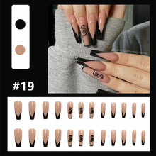 Load image into Gallery viewer, 24pcs/set Multicolor Personalized Nail Patches Nail Pieces Removable Fake Nails Extensions Nail Art Accessories
