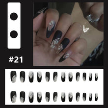 Load image into Gallery viewer, 24pcs/set Multicolor Personalized Nail Patches Nail Pieces Removable Fake Nails Extensions Nail Art Accessories
