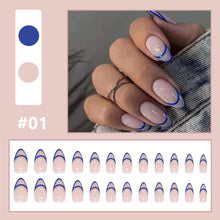 Load image into Gallery viewer, 24pcs/set Multicolor Nail Patches Personalized Nail Pieces Removable Fake Nails Extensions Nail Art Accessories
