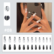 Load image into Gallery viewer, 24pcs/set Multicolor Nail Patches Personalized Nail Pieces Removable Fake Nails Extensions Nail Art Accessories

