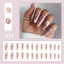 Load image into Gallery viewer, 24pcs/set Multicolor Nail Patches Personalized Nail Pieces Removable Fake Nails Extensions Nail Art Accessories
