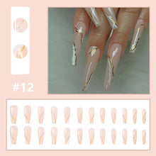 Load image into Gallery viewer, 24pcs/set Multicolor Nail Patches Personalized Nail Pieces Removable Fake Nails Extensions Nail Art Accessories

