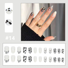 Load image into Gallery viewer, 24pcs/set Multicolor Nail Patches Personalized Nail Pieces Removable Fake Nails Extensions Nail Art Accessories
