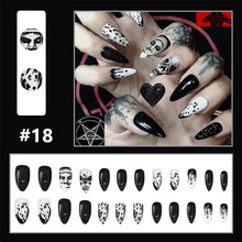 Load image into Gallery viewer, 24pcs/set Multicolor Nail Patches Personalized Nail Pieces Removable Fake Nails Extensions Nail Art Accessories
