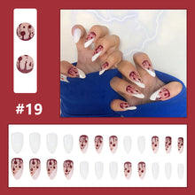 Load image into Gallery viewer, 24pcs/set Multicolor Nail Patches Personalized Nail Pieces Removable Fake Nails Extensions Nail Art Accessories
