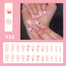 Load image into Gallery viewer, 24pcs/set Multicolor Nail Patches Personalized Nail Pieces Removable Fake Nails Extensions Nail Art Accessories
