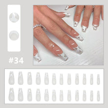 Load image into Gallery viewer, 24pcs/set Multicolor Nail Patches Personalized Nail Pieces Removable Fake Nails Extensions Nail Art Accessories
