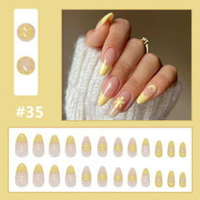 Load image into Gallery viewer, 24pcs/set Multicolor Nail Patches Personalized Nail Pieces Removable Fake Nails Extensions Nail Art Accessories
