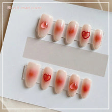 Load image into Gallery viewer, Transparent Flat Heart Nail Art Jewelry Jelly Resin Stereoscopic Nail Accessories Manicure Art Ornaments
