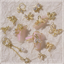 Load image into Gallery viewer, Nail Art Zircon Jewelry Bow Pearl Love Nail Decoration Nail Art Ornaments Manicure DIY Accessories
