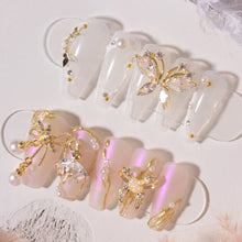 Load image into Gallery viewer, Nail Art Zircon Jewelry Bow Pearl Love Nail Decoration Nail Art Ornaments Manicure DIY Accessories
